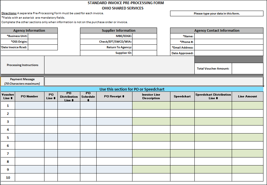 (ap) Using A Pre-processing Form